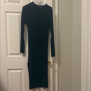 Brave Soul Classic Black Long Sleeve Dress
